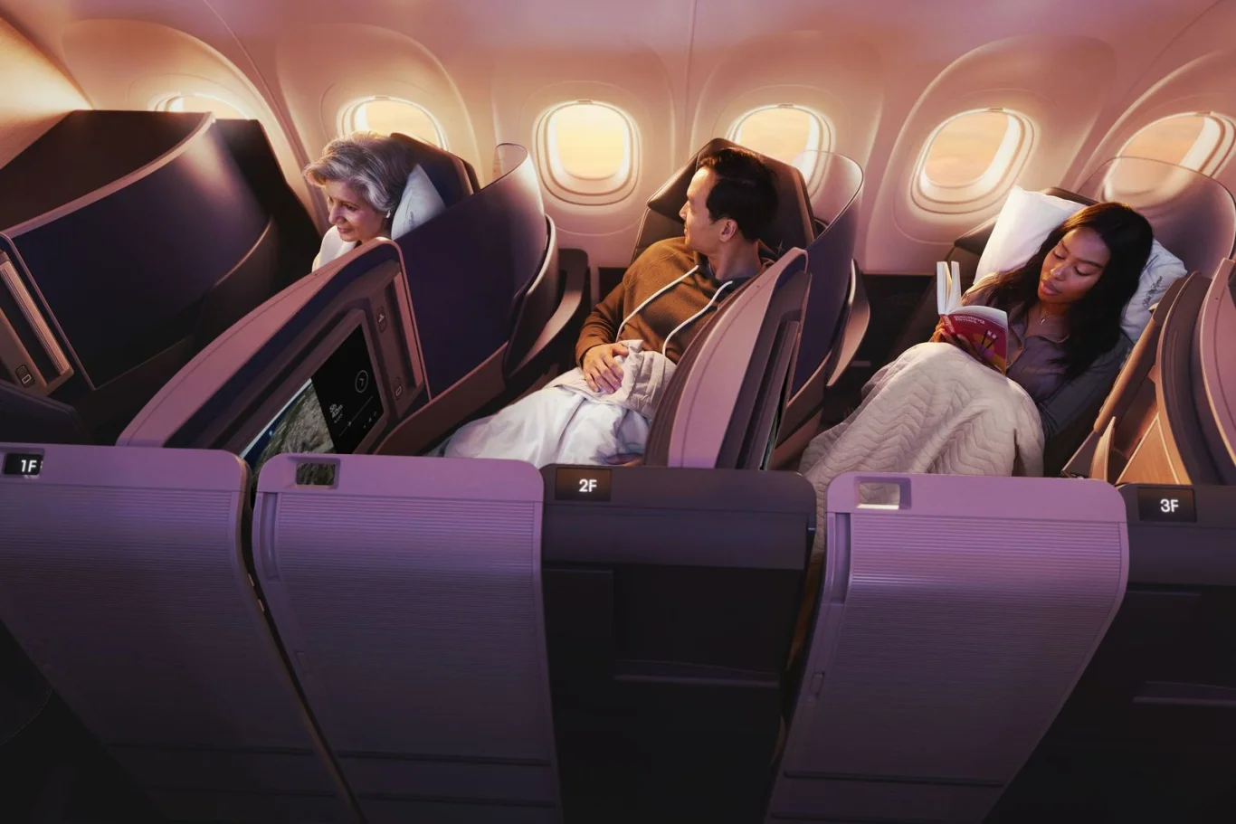 聯合航空推出另一項經濟艙創新：提供額外手肘空間的舒適經濟艙座位：聯合航空的 A321XLR 客機
