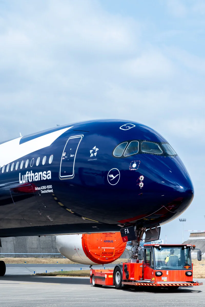 漢莎航空首架空中巴士 A350-1000 亮相，配備 100 週年特別塗裝 - 這裡胡說 JL TALKS