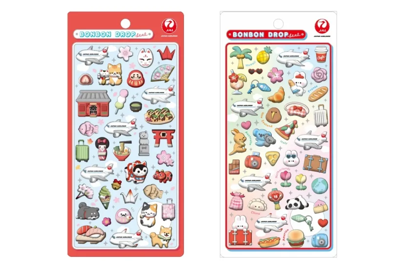 航空業界首創！JAL 原創設計「Bon Bon Drop 糖果貼紙」登場，7 月 27 日起僅限 JAL 購物官方 LINE 會員搶先預購 - 這裡胡說 JL TALKS