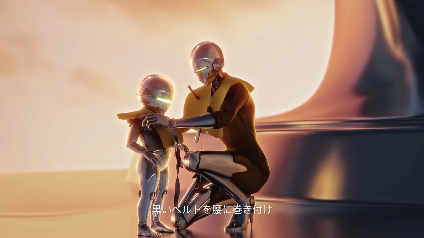 片中最令人驚豔的彩蛋，則是SAUVAGE.TV為本影片特別打造的Kid Ro-bot。這角色由空山基老師親自把關與藝術監修，帶來極具前瞻性的視覺驚喜
