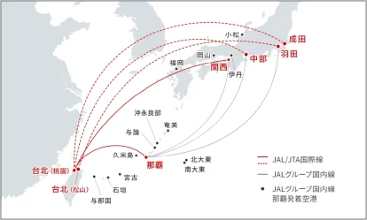 日本航空「JAL」強化台北航線佈局 復飛關西-台北季節航班並開賣冬春航季那霸-台北航班 - 這裡胡說 JL TALKS