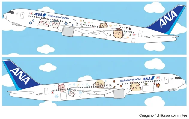 全日本空輸「ANA」宣布與「吉伊卡哇」展開特別合作！「吉伊卡哇彩繪機」預計 2026 年 10 月下旬正式啟航 - 這裡胡說 JL TALKS