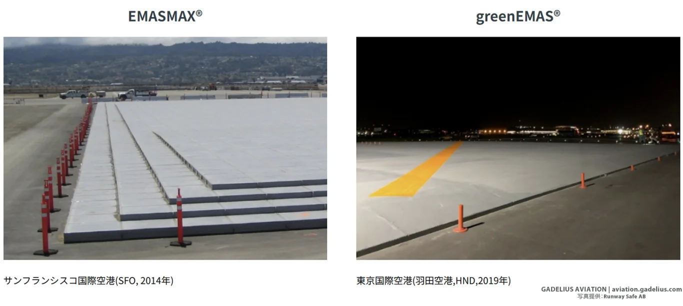 Gadelius Engineering 推出航空專業資訊網站「GADELIUS AVIATION」！全面推廣跑道安全與智慧機場管理技術：EMAS：獲得 FAA 認證之飛機攔截安全系統