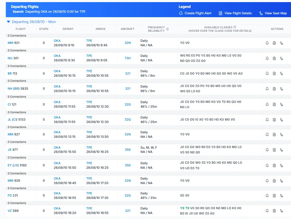 2026/08 白海豚颱風 WP13/2613:0806 晚間沖繩回台機票 - 空位 paste-1786026689917