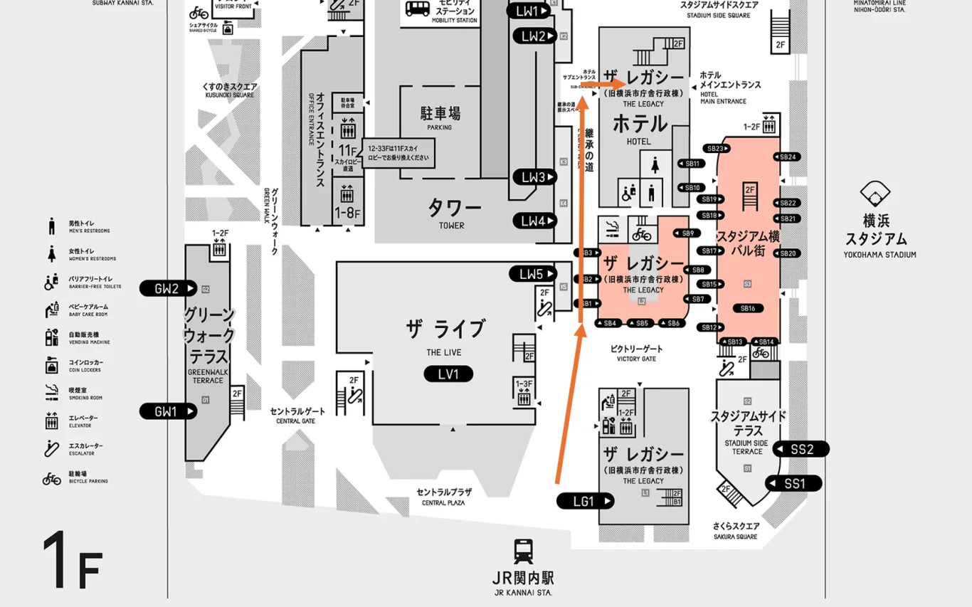 順著出來的方,找新建築跟舊建築廊道走道底就是飯店的入口 順著出來的方,找新建築跟舊建築廊道走道底就是飯店的入口