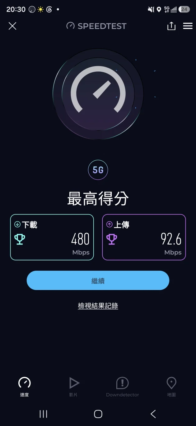翔翼通訊 LINKUP 美國上網卡 鳳凰城網路速度測試：實際上網速度