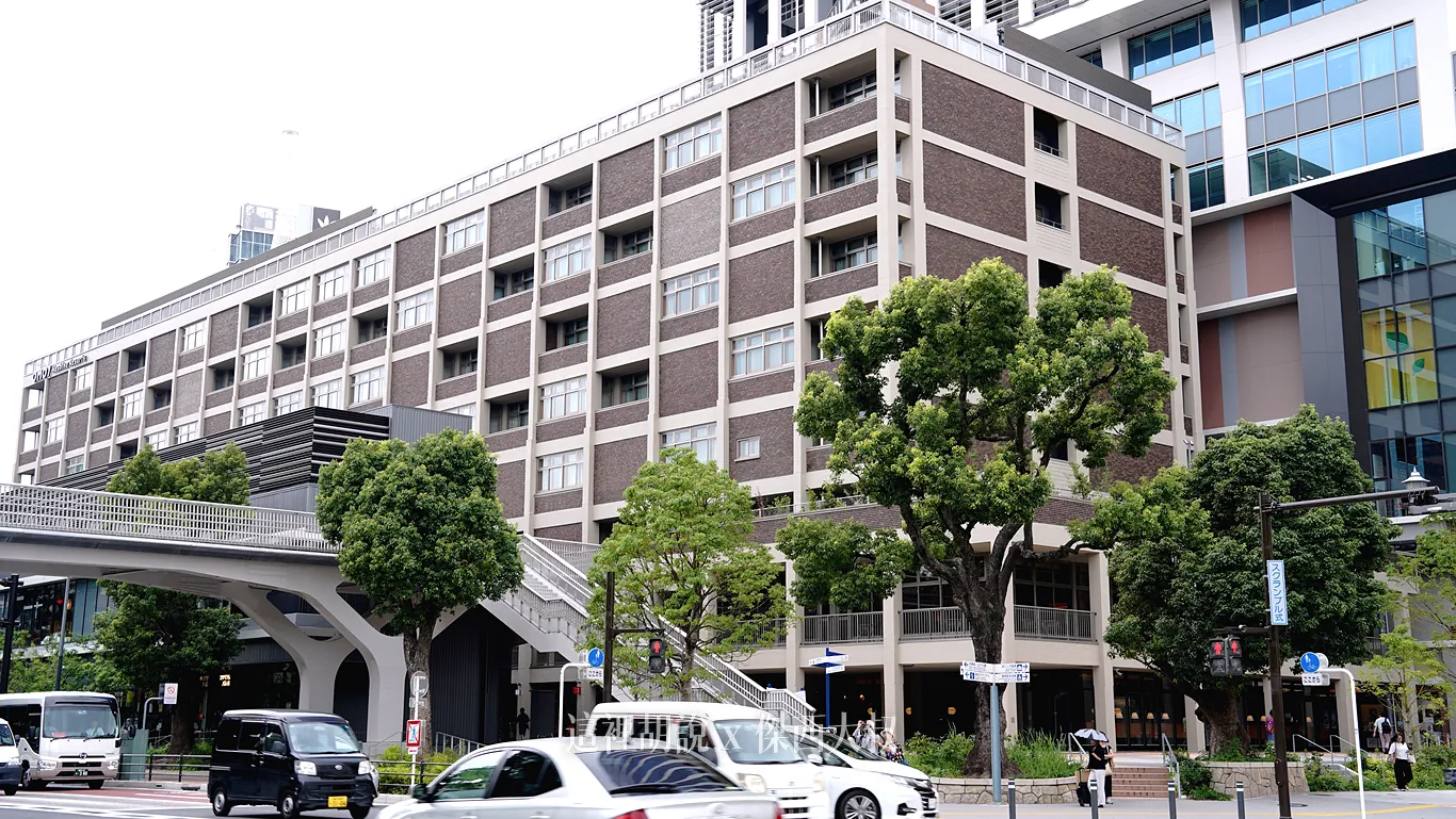 完整的保留建築外觀並且進行強化修復的OMO7橫濱