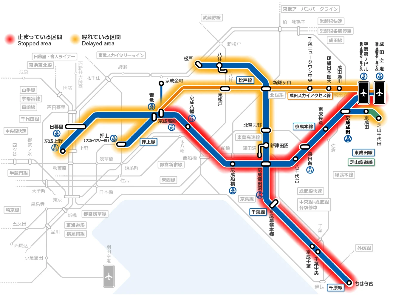 航空事件簿：2026/08/13 東京地區出現強烈陣雨 部分區域紫色黑色避難警報：8/14 營運計畫