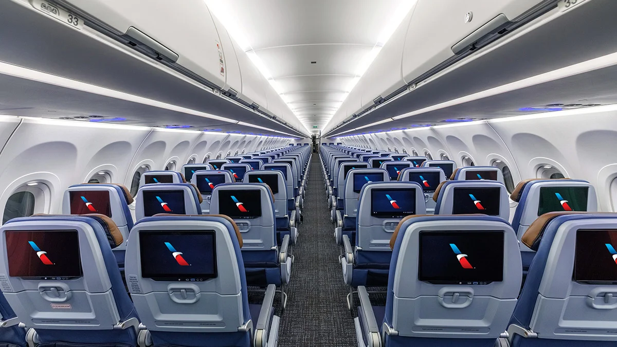 美國航空窄體機全座位導入4K椅背螢幕 高階座位比例增至40% - 這裡胡說 JL TALKS 美國航空窄體機全座位導入4K椅背螢幕 高階座位比例增至40% - 這裡胡說 JL TALKS