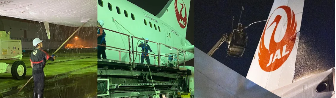 日本航空成田機場導入自動洗機機器人 耗水減半工時縮短四成:純電驅動每架省水達五成 減輕高空作業負擔預計2026年上線 日本航空成田機場導入自動洗機機器人 耗水減半工時縮短四成:純電驅動每架省水達五成 減輕高空作業負擔預計2026年上線