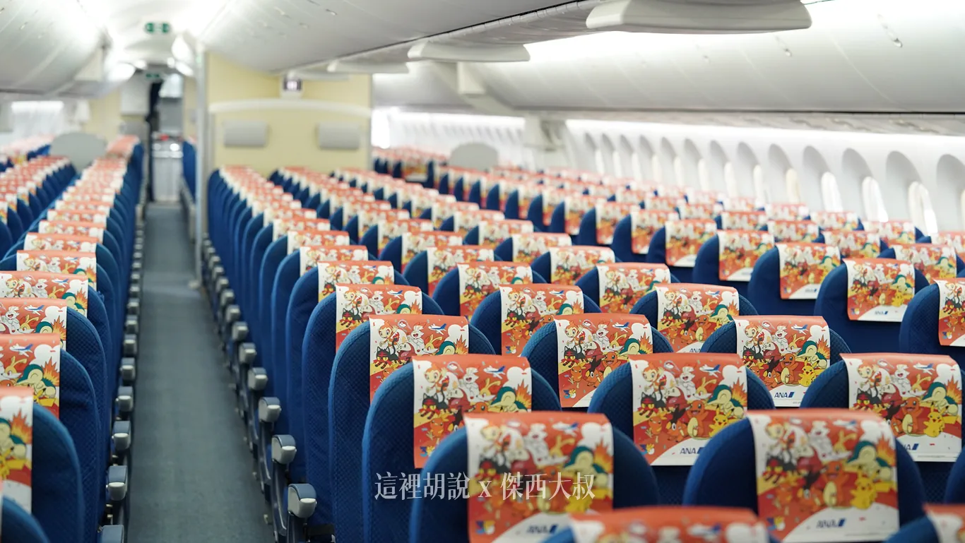 全日空 國內線 787-8 客艙分區座位照片 經濟艙商務艙:經濟艙第二區:10-29排 全日空 國內線 787-8 客艙分區座位照片 經濟艙商務艙:經濟艙第二區:10-29排