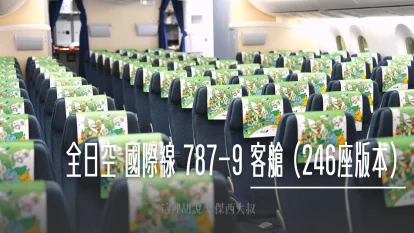 全日空ANA 國際線 787-9 客艙（246座版本）分區座位照片 經濟艙商務艙 - 這裡胡說 JL TALKS
