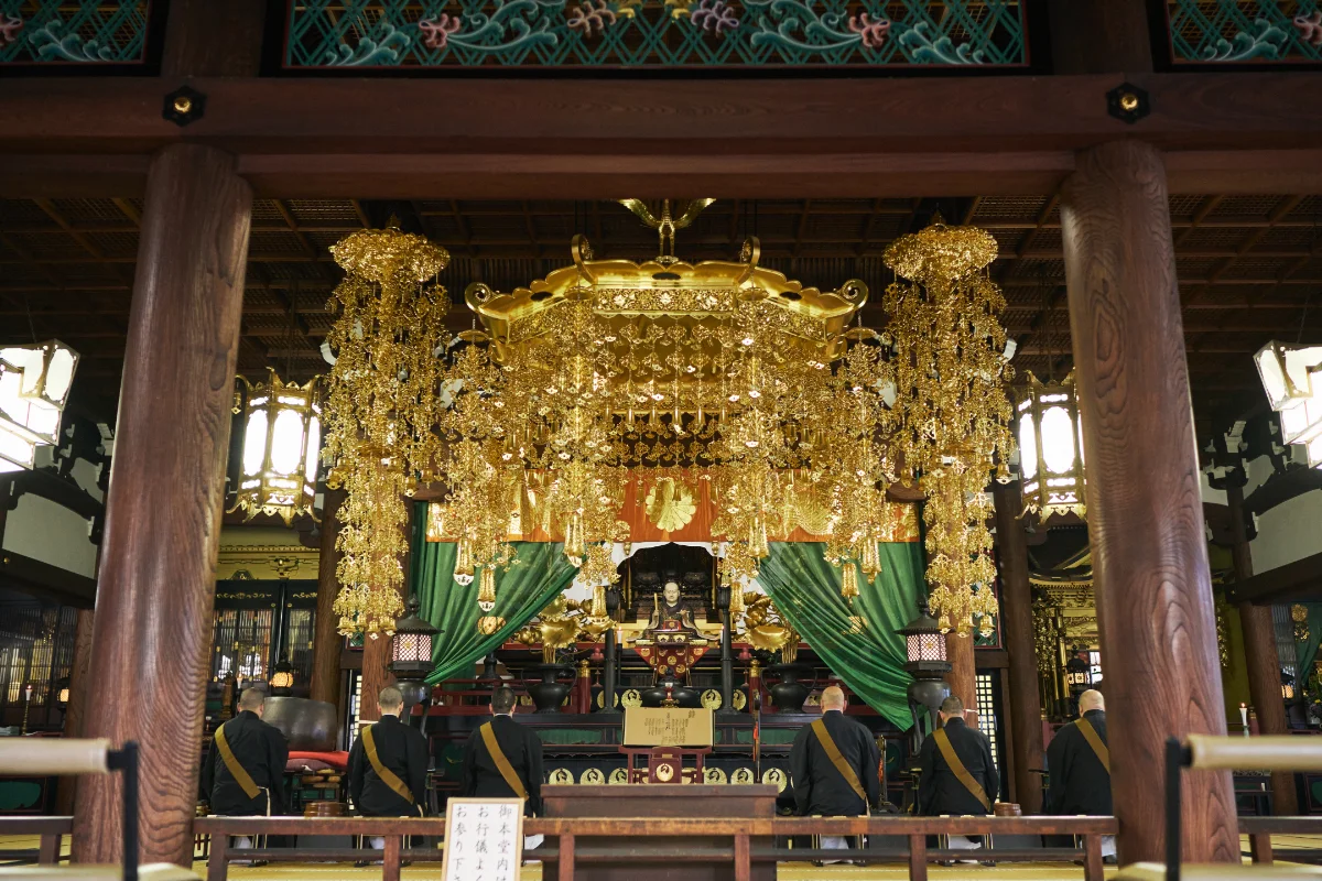 本能寺本堂早課意象 本能寺本堂早課意象