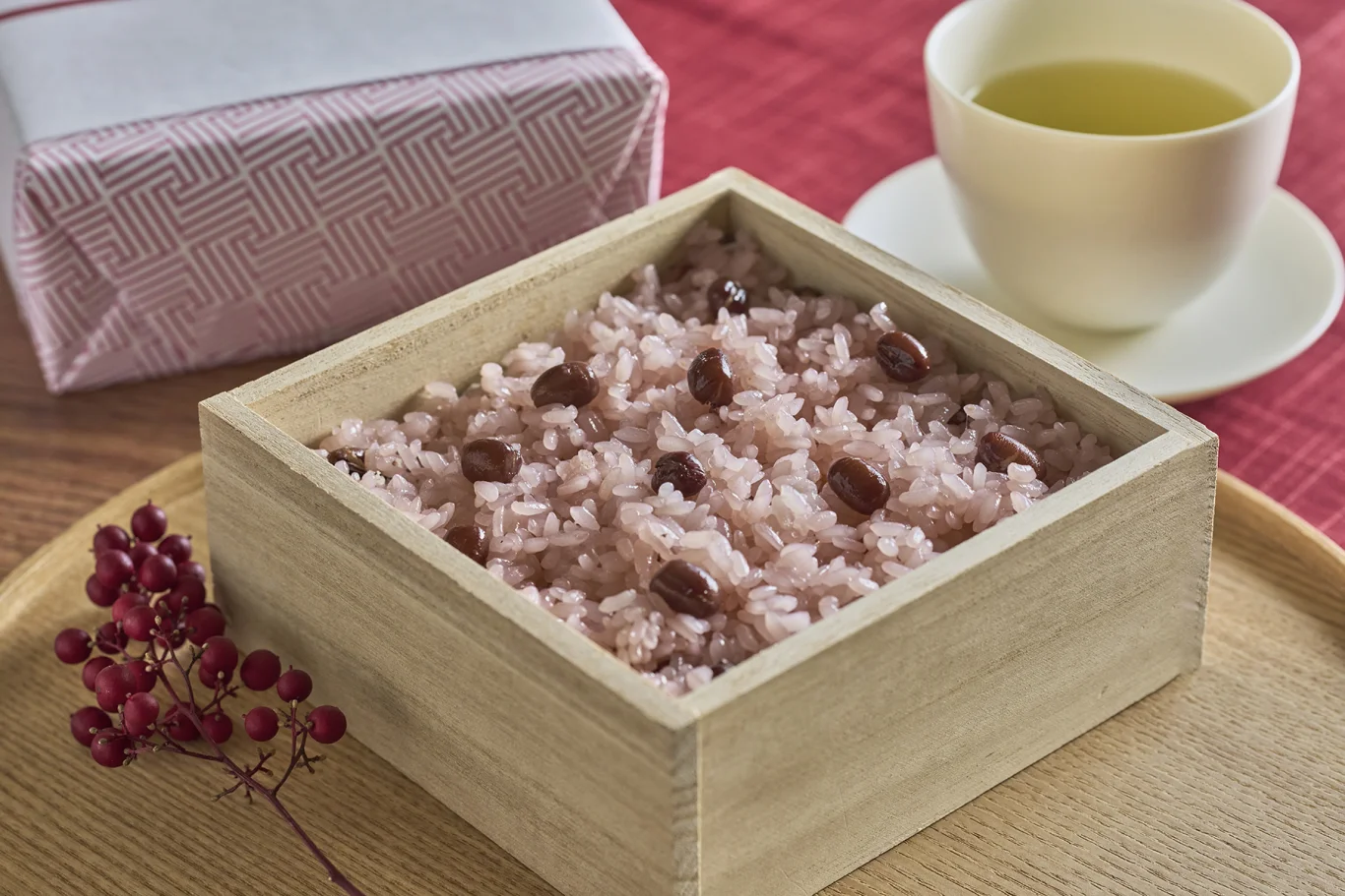 老舖「祇園鳴海屋」紅豆飯提供意象 老舖「祇園鳴海屋」紅豆飯提供意象