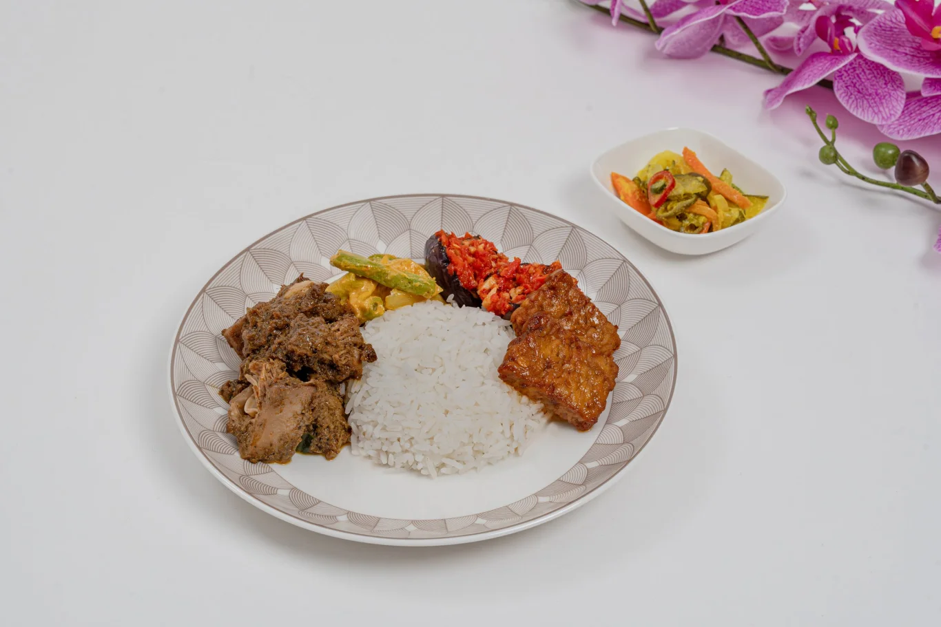 商務艙素食巴東飯（Business Class Vegetarian Nasi Padang）