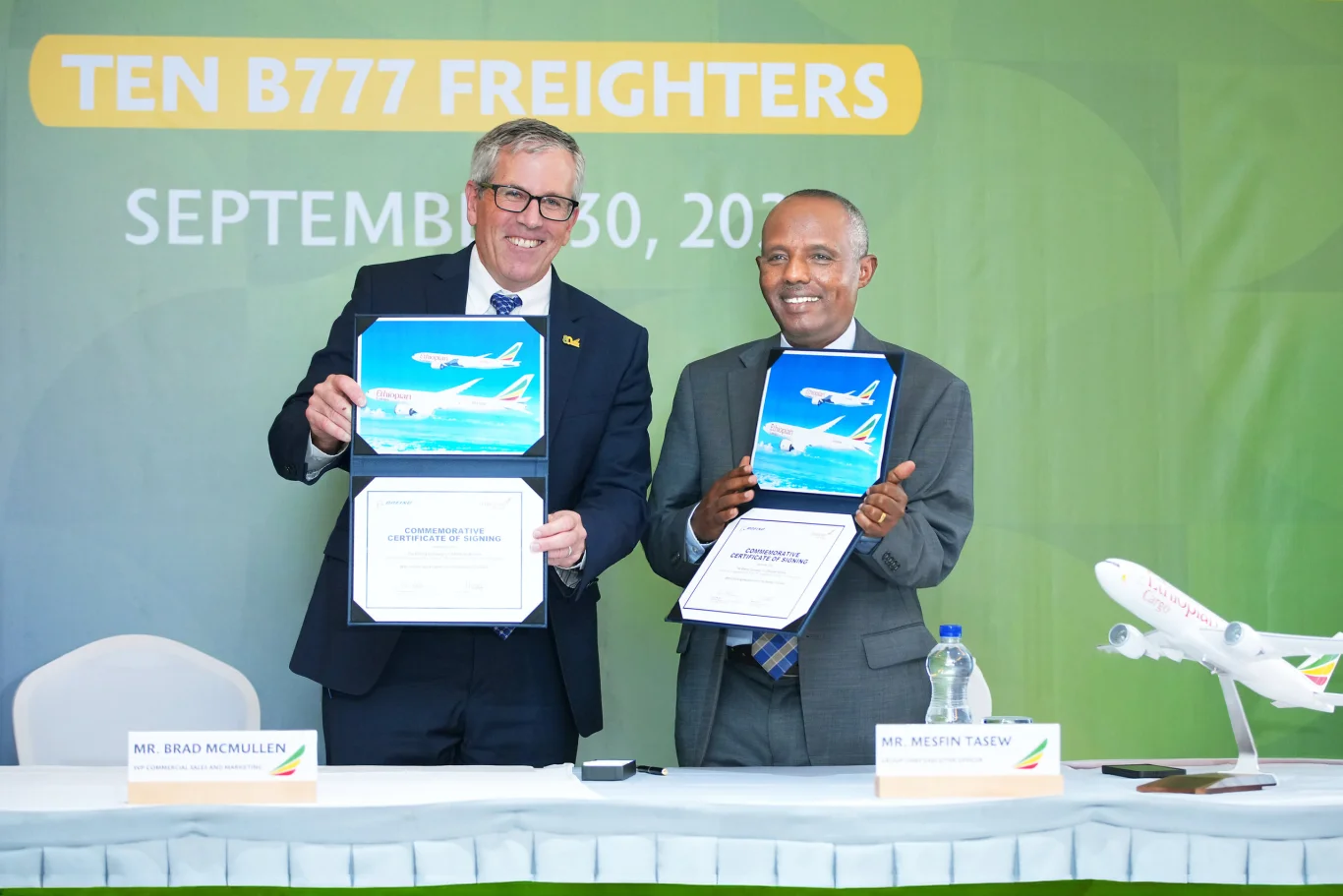 衣索比亞航空訂購波音777及777-8貨機擴大貨運機隊：採購8架777-8F與2架777F雙倍擴充777X訂單