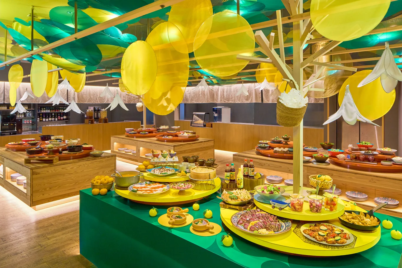 「犒賞柚子假期」晚餐自助餐示意。 「犒賞柚子假期」晚餐自助餐示意。