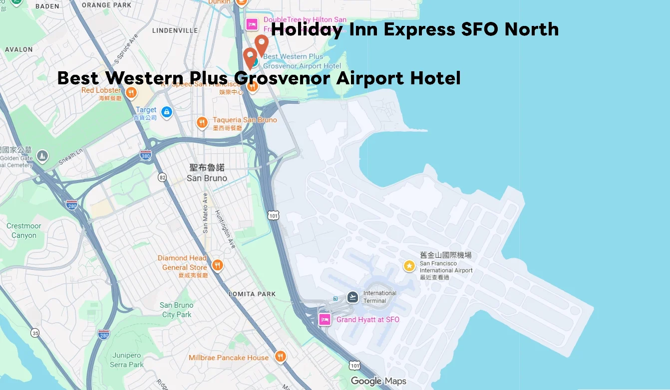 Holiday Inn Express (北) 地理位置圖 Holiday Inn Express (北) 地理位置圖