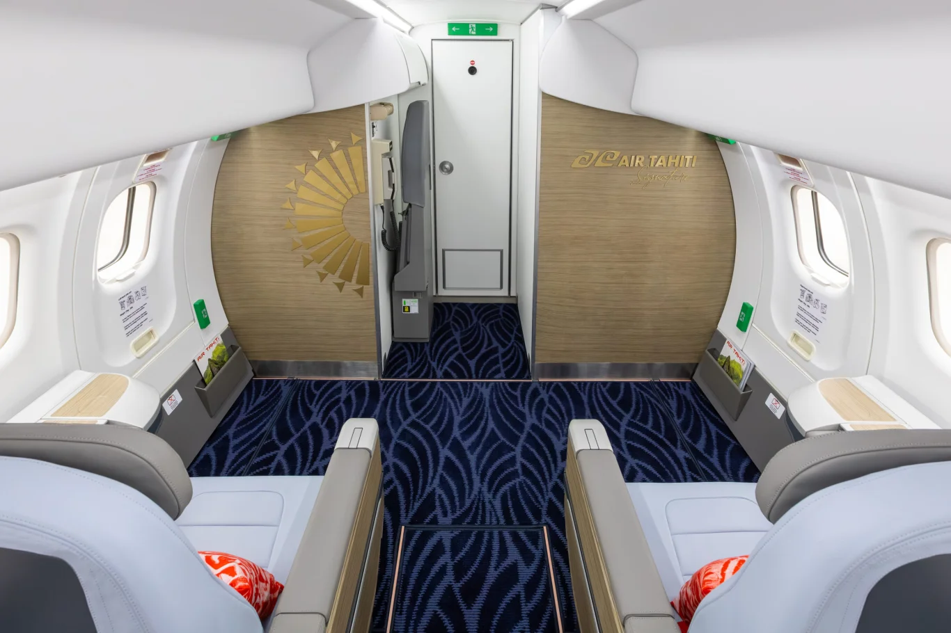 大溪地航空接收全商務艙 ATR-72 僅 26 席 12 月飛波拉波拉島：全機僅設 26 席商務座席 1-1 走道配置融合玻里尼西亞美學