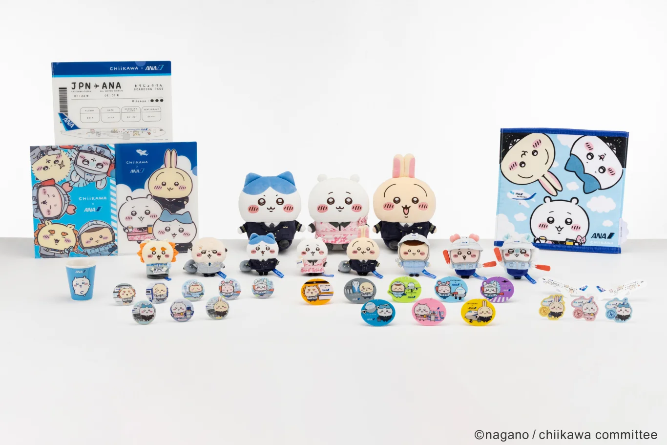 「吉伊卡哇×ANA」第一波聯名原創商品登場！換上 ANA 制服的限定造型 10/23起陸續開賣 - 這裡胡說 JL TALKS